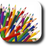 paint memo color simple android application logo